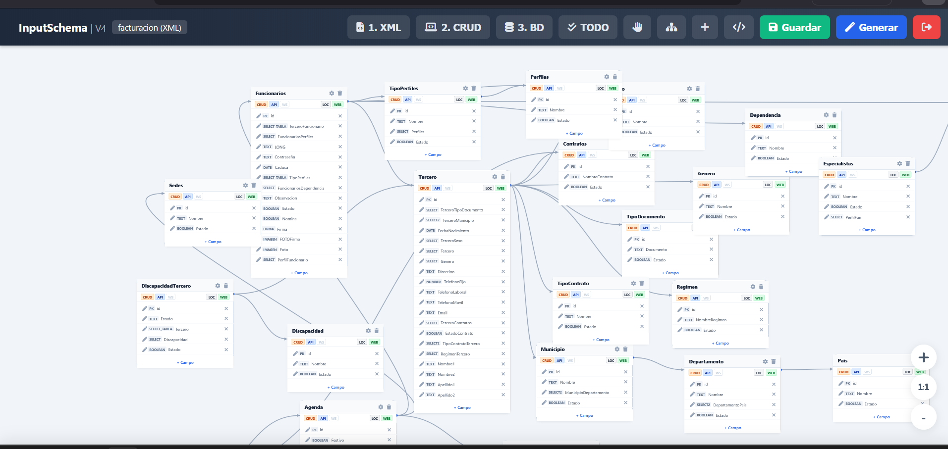 Schema Designer UI