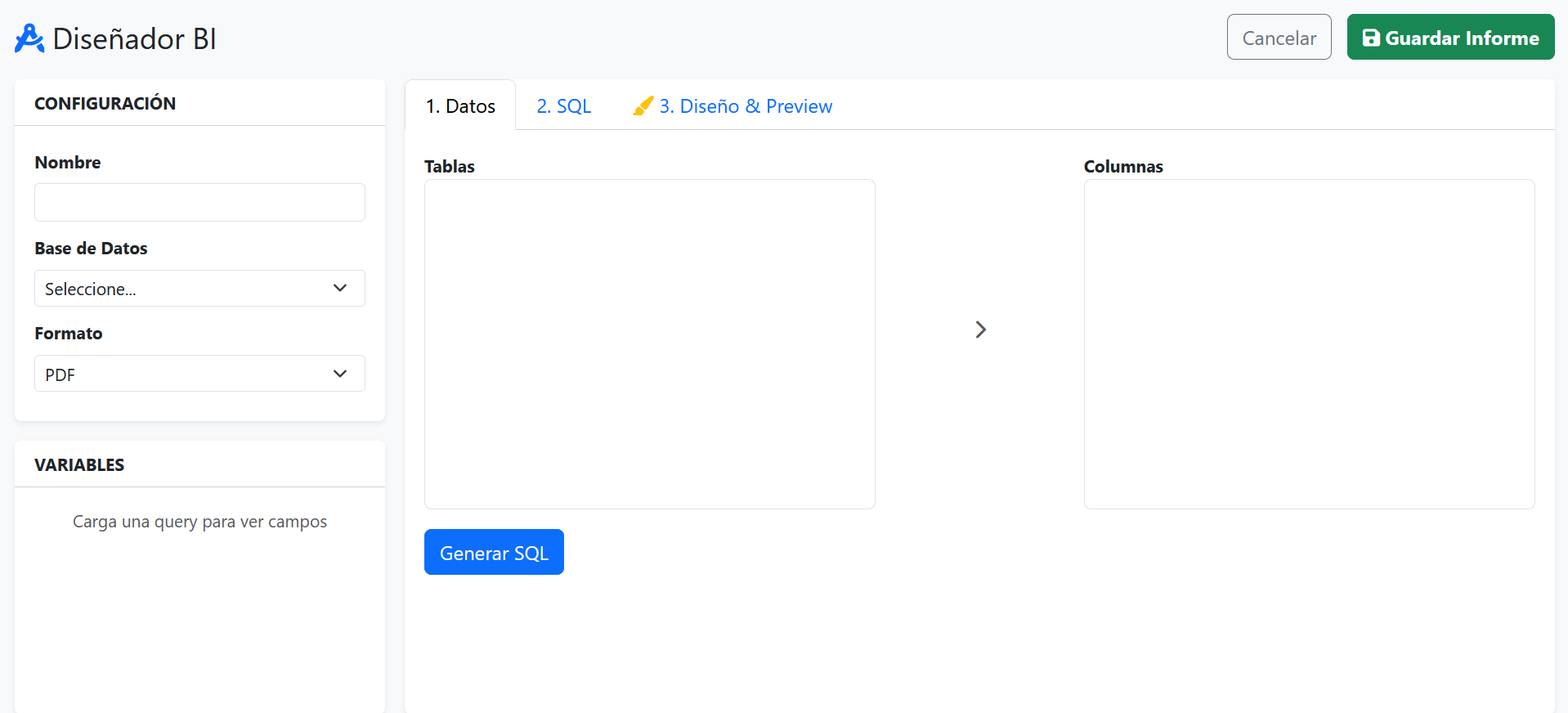 Report Designer UI
